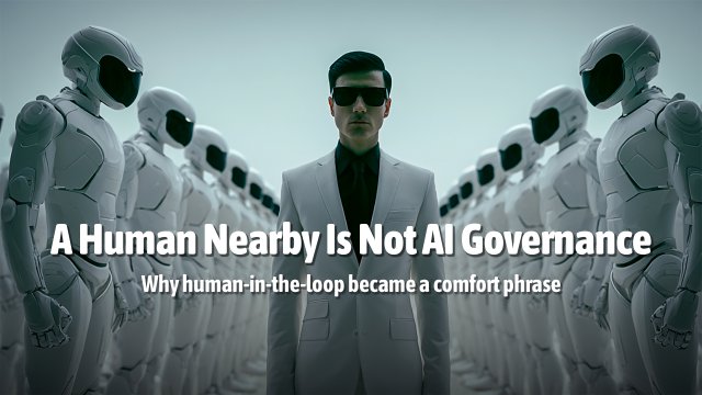 A Human Nearby Is Not AI Governance