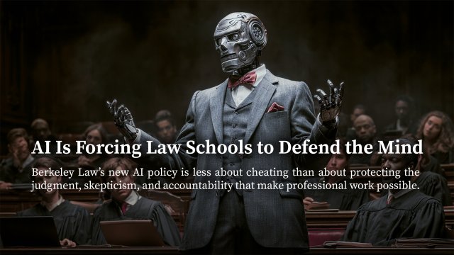 AI Is Forcing Law Schools to Defend the Mind