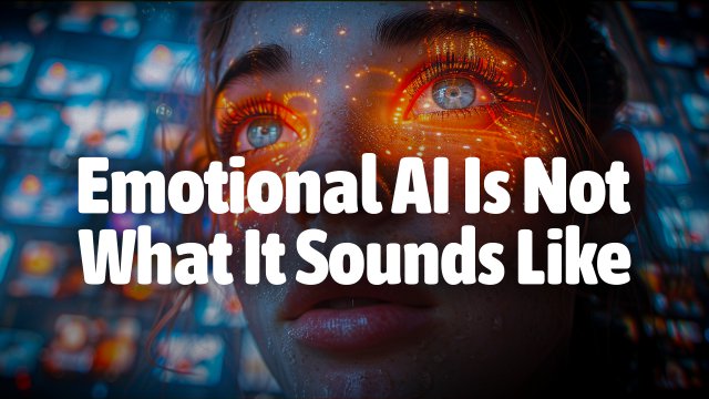 Emotional AI Is Not What It Sounds Like