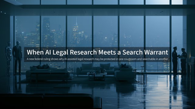 When AI Legal Research Meets a Search Warrant